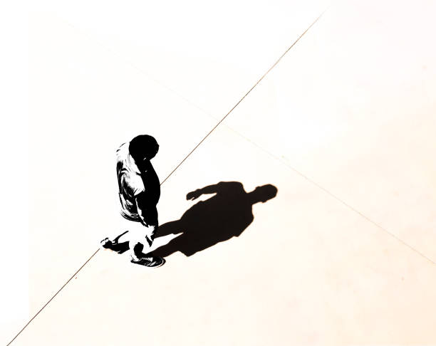 istock Shadow of a man-Stock image 887236242