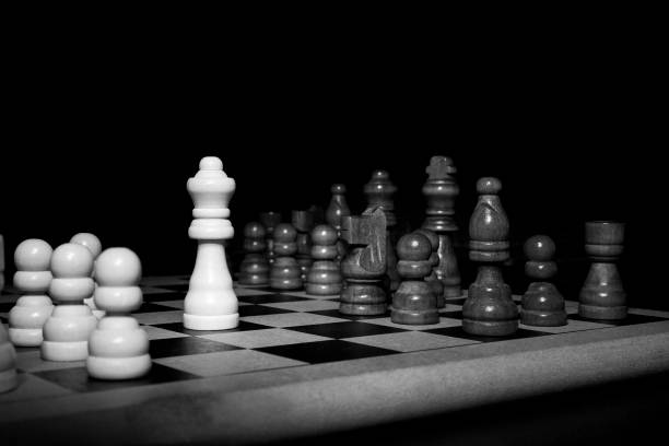istock Chess photographed on a chessboard 887270866