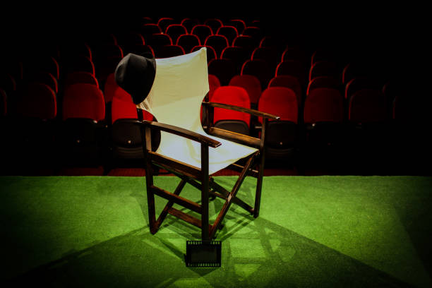 istock Director's chair on stage 887282256