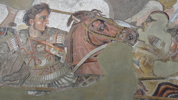 Alexander the Great versus Darius Alexander the Great versus Darius persian empire stock pictures, royalty-free photos & images