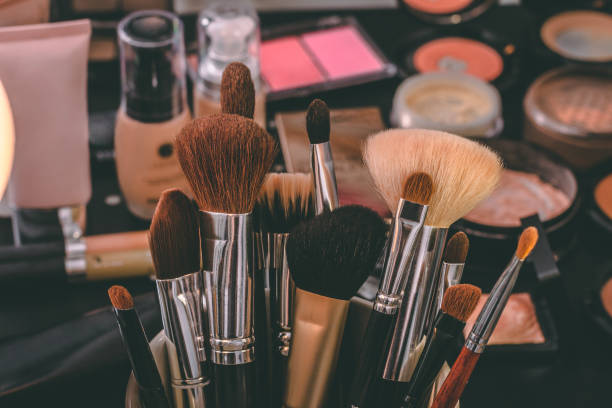 istock Set of decorative cosmetic. 887302330