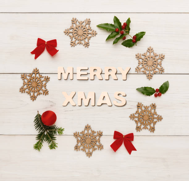 istock Merry xmas greeting, decoration background 887307430