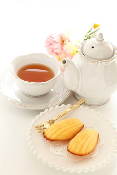 French cake on dish