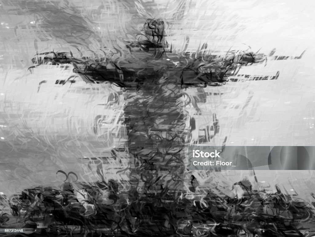 Statua di Gesù Cristo a Rio - Illustrazione digitale - Foto stock royalty-free di Cristo Redentore