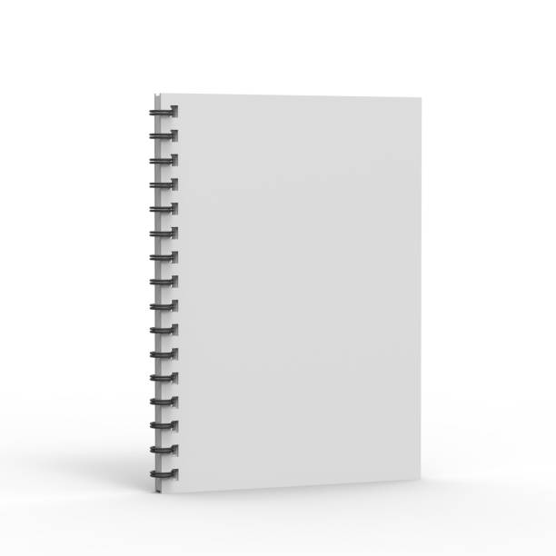 pusty notatnik - book black isolated on white note pad zdjęcia i obrazy z banku zdjęć