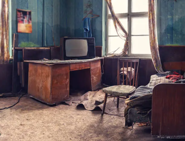 Photo of old abandoned room