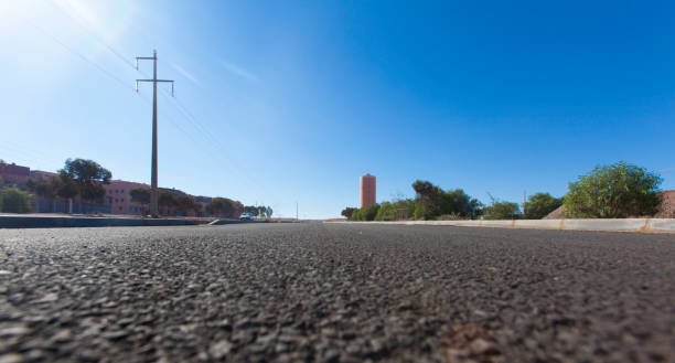 istock A long straight road. empty asphalt road 887330480