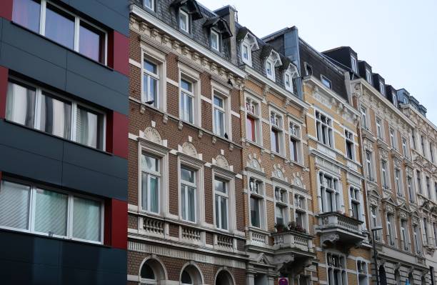 istock Buildings of different shapes and colors 887333614