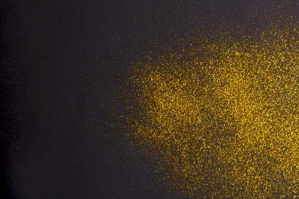 istock Golden glitter sand texture, abstract background. 887341712