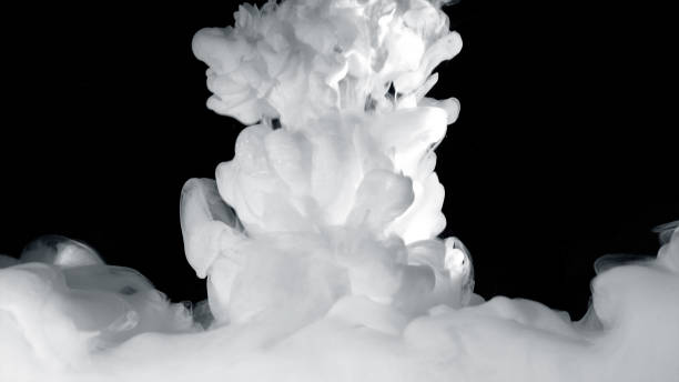 istock Abstract formation of ink in the water 887357348