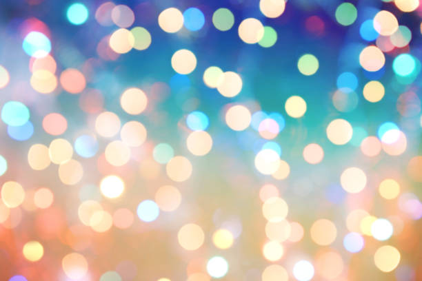 istock Colorful abstract background with bokeh light 887366970