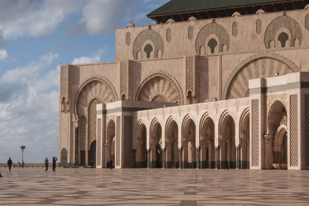 istock Hassan Ii Mosque Against Sky 887372160