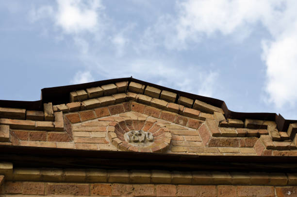 Roof on a historical building