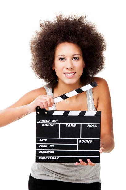 istock Woman with  clapboard 887382992