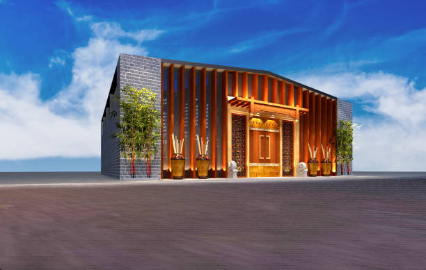 istock 3D render of building exterior 887390296