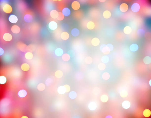 istock Colorful abstract background with bokeh light 887394160