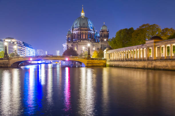 istock Berlin Cathedral (Berliner Dom) at Spree river during sunset 887394668