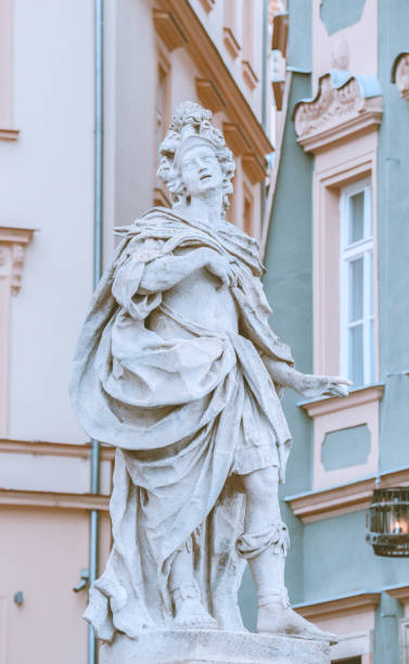 istock Czech, Brno city architecture, Holy Trinity Column, part of the monument. 887410970