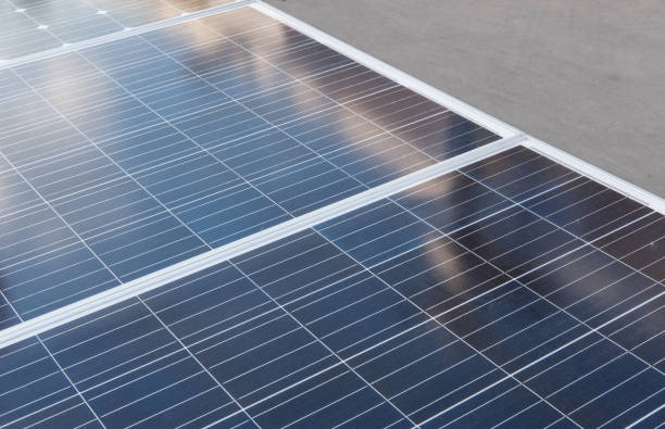 istock solar cell panel, photovoltaic. alternative electricity power source. renewable electric production. energy from sun. 887412924