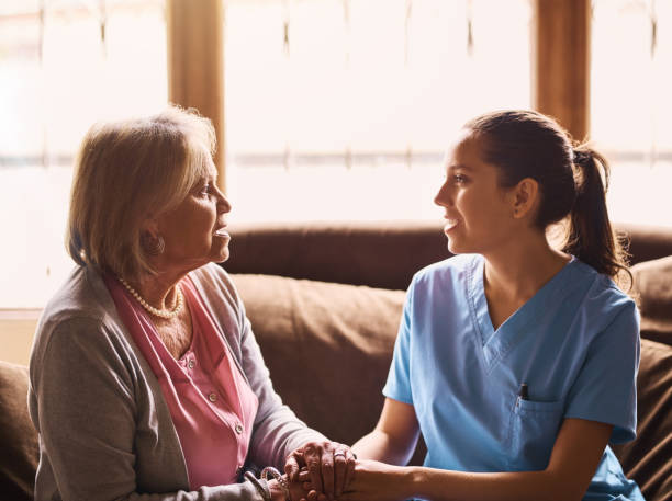 istock Caring for seniors is a labor of love 887437018