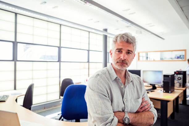 istock Businessman Portrait in the Office 887442144