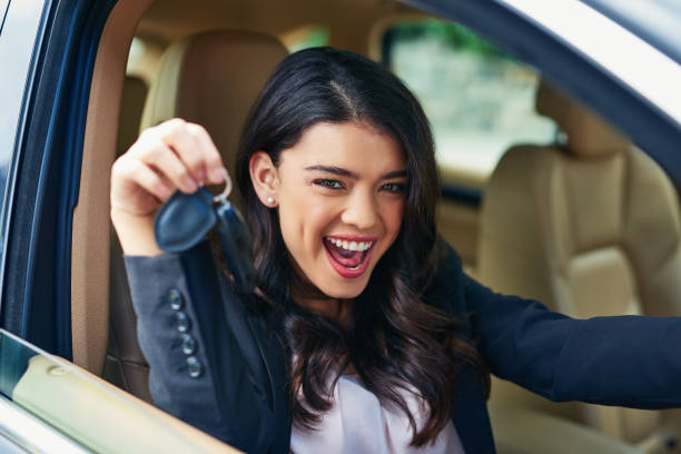istock I'm more than ecstatic about my new car 887447028