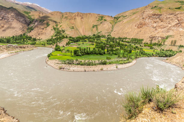 istock Nice view of Pamir in Tajikistan 887461582