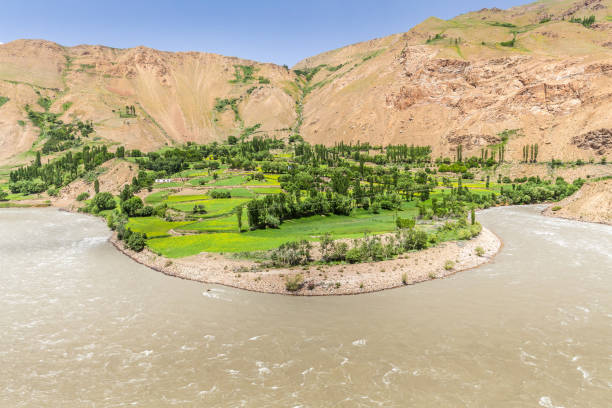 istock Nice view of Pamir in Tajikistan 887472244