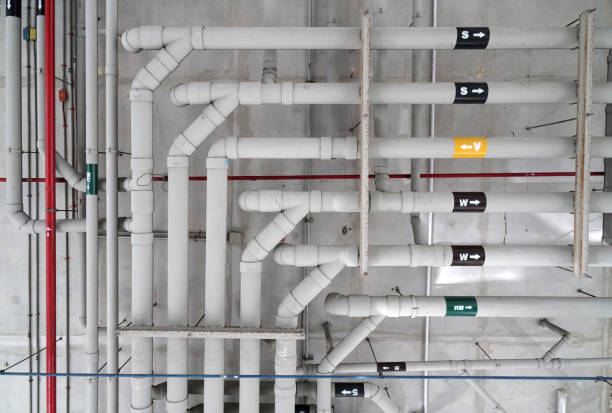 istock Water pipeline of condominium 887478766