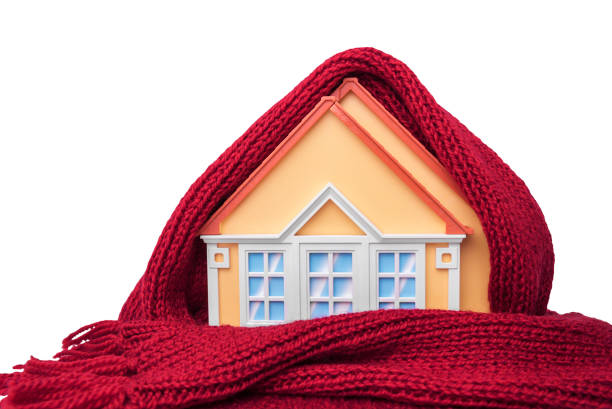 istock House is wrapped in a scarf 887486686