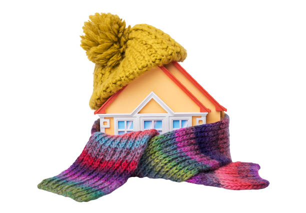 istock House is wrapped in a scarf 887489684