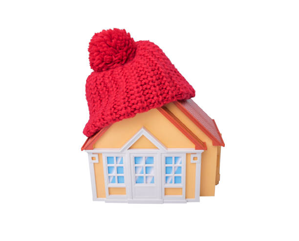 istock House is wrapped in a scarf 887489986