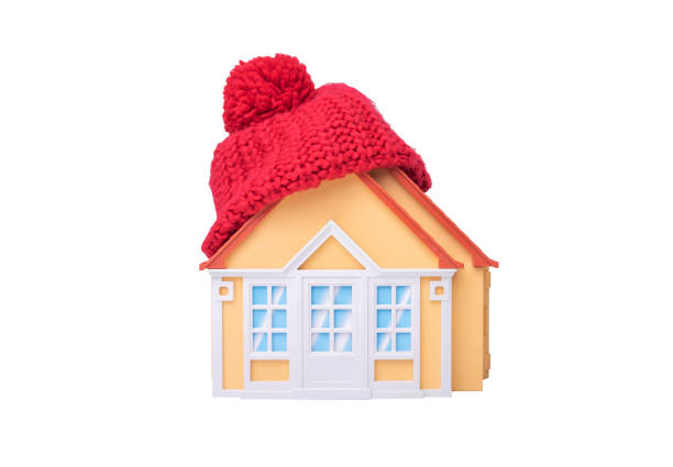 istock House is wrapped in a scarf 887490070