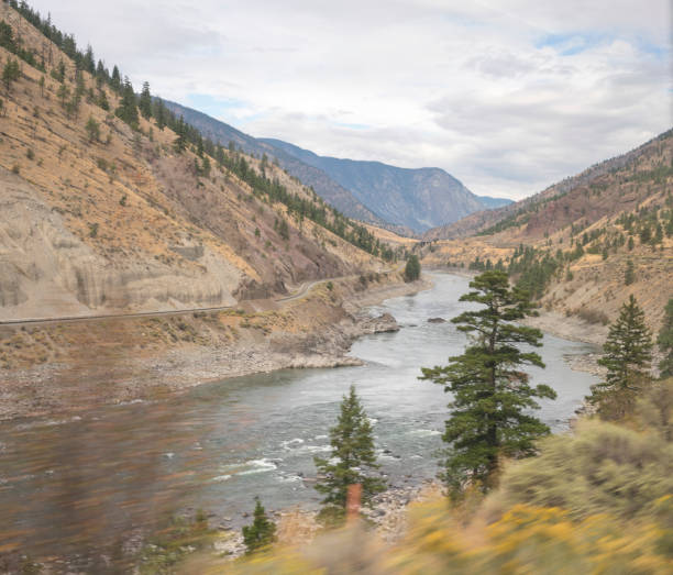 istock British Columbia landscape, from a moving train 887494202