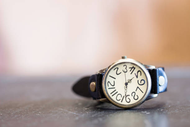 istock Old wrist watch in close up 887495184