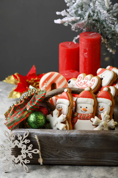 istock Xmas gingerbread sugar cookies 887508620