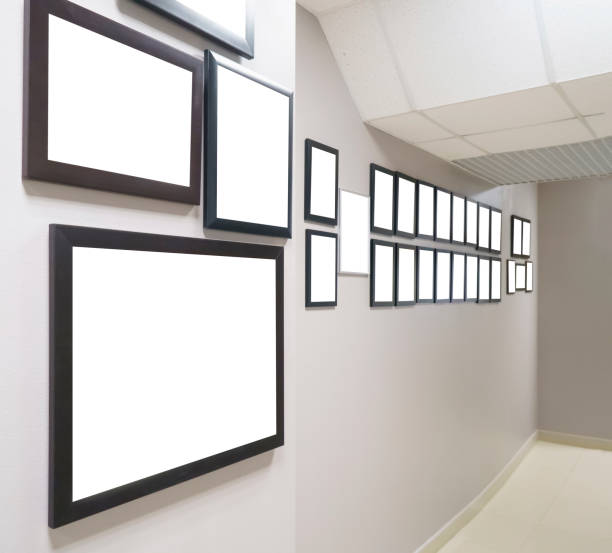 istock Diplomas and awards in the framework hang on the wall 887509728