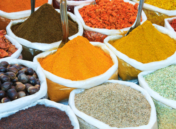 istock Assortment of powder spices 887522778