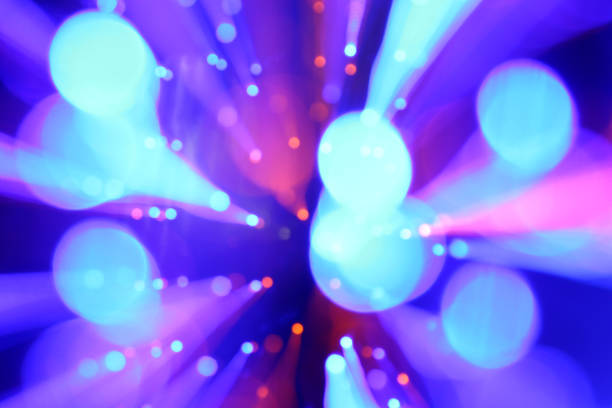 istock Background light texture. Color lines of light. 887539340