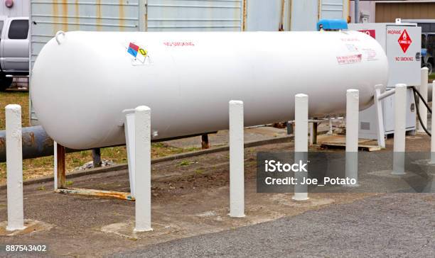 Fuel Tank Stock Photo - Download Image Now - Propane, Gas Tank, Storage Tank