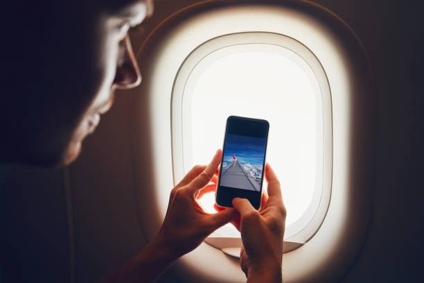 istock Photo from the airplane window 887549560
