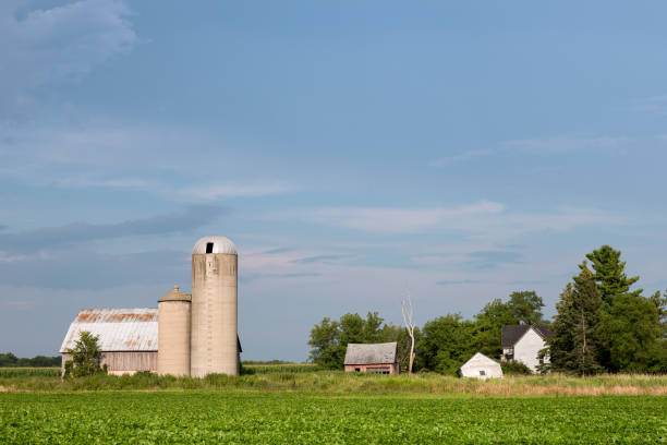 istock Abandoned Family Farm with Copy Space 887554236