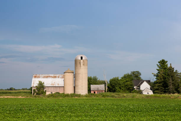 istock Abandoned Family Farm with Copy Space 887554306