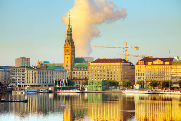 istock Cityscape of Hamburg, Germany 887558654