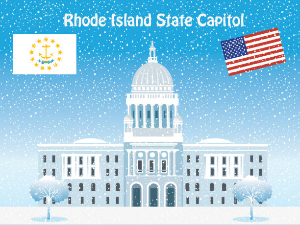 State Capitol (Rhode Island) Vector State Capitol (Rhode Island) providence house stock illustrations