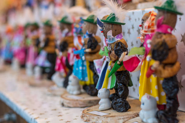 istock Handmade Zwetschgenmaennla which is German for plum men, typical for Nuremberg and found on the Christmas market 887577646
