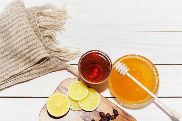 istock Honey, garlic, lemon, and rose. 887591674