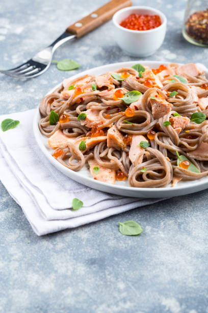 istock Gourmet salmon salad 887597250