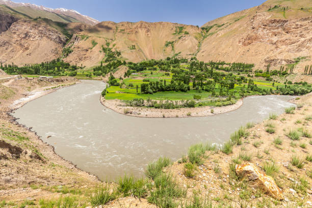 istock Nice view of Pamir in Tajikistan 887597806