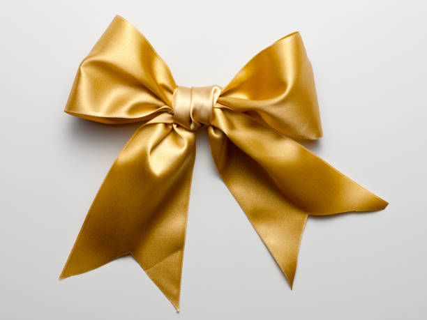 istock Ribbon Bow isolated on White Background 887602250